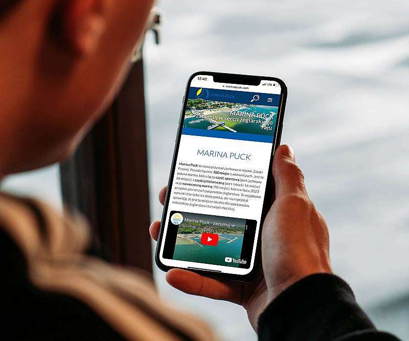 Grafika Przystań Jachtowa Marina Puck marinapuck.com